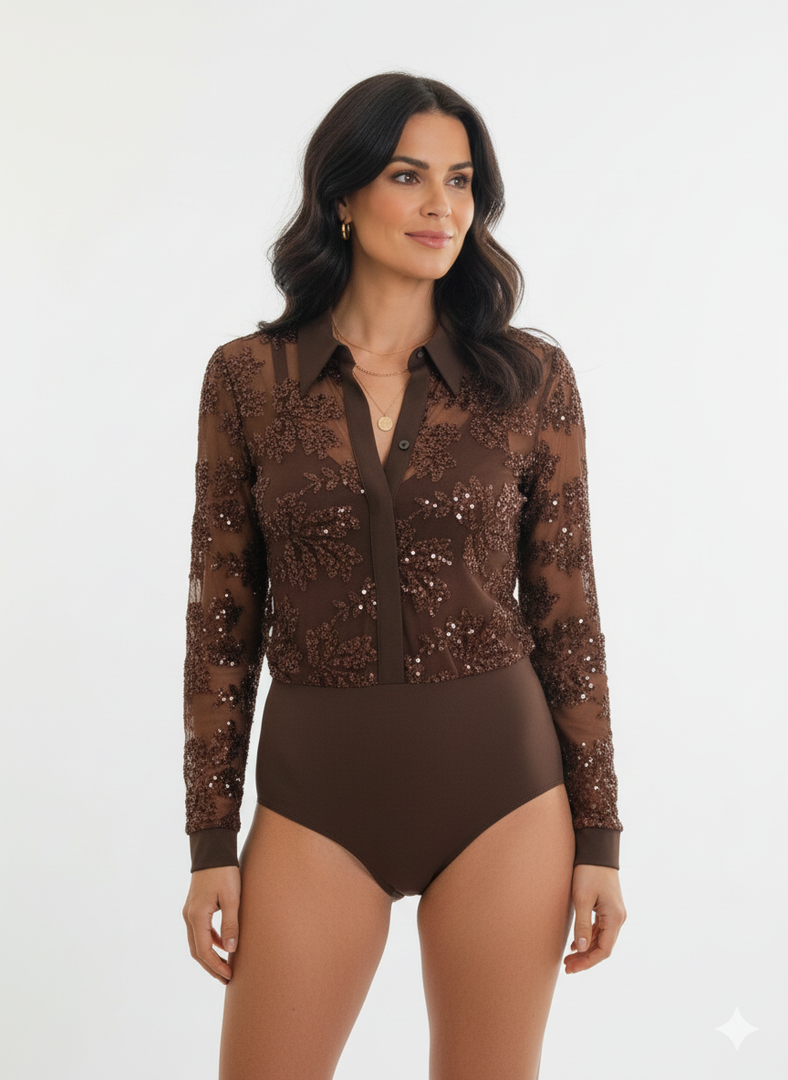 Body ricamato Operà