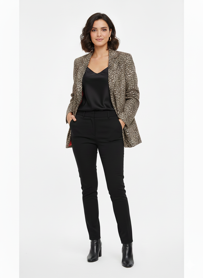 Giacca over maculata