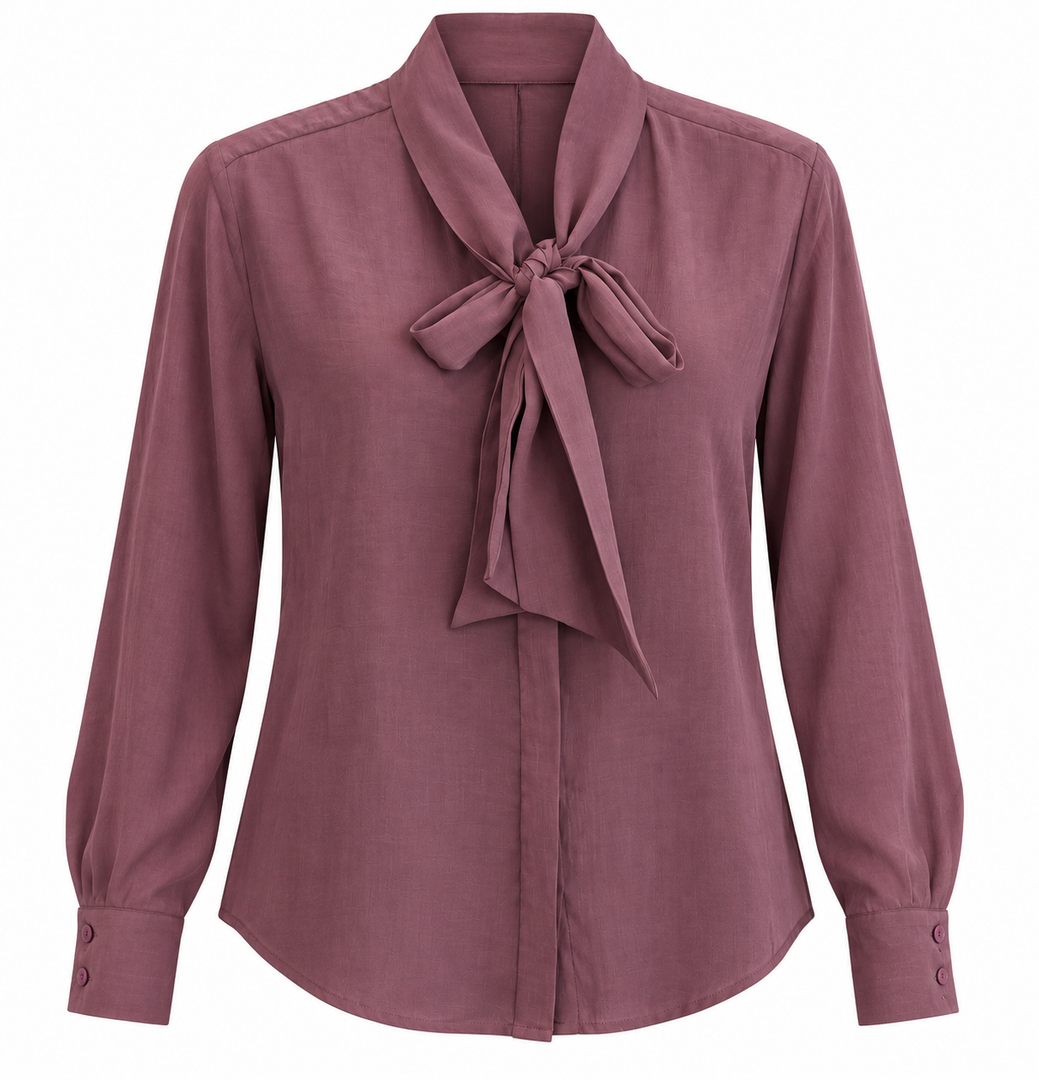 Camicia con fiocco cipolla