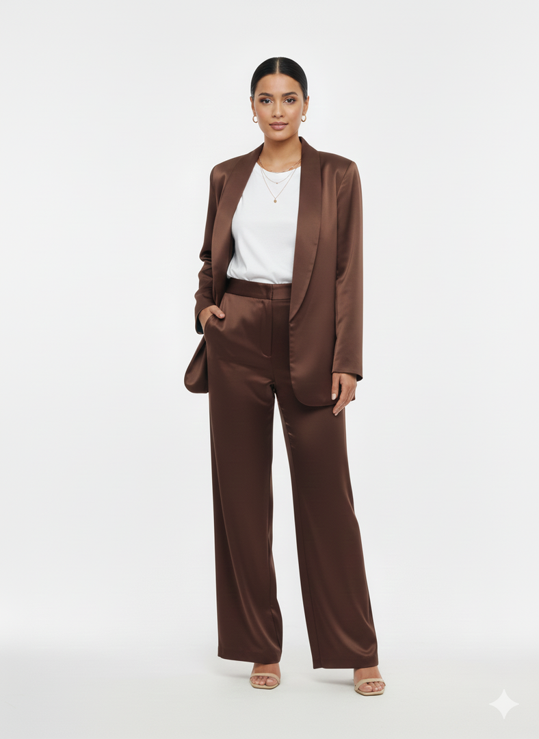 Completo marrone operà