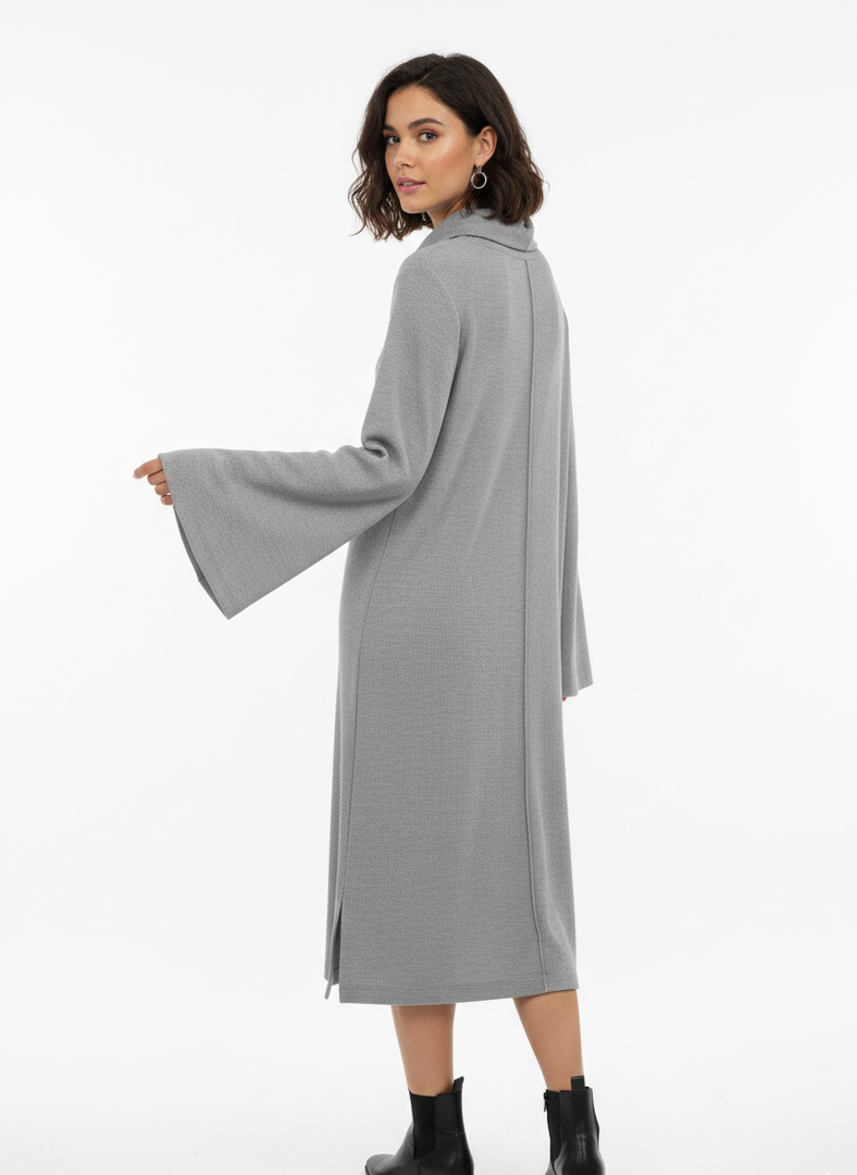 Abito in maglia a costine