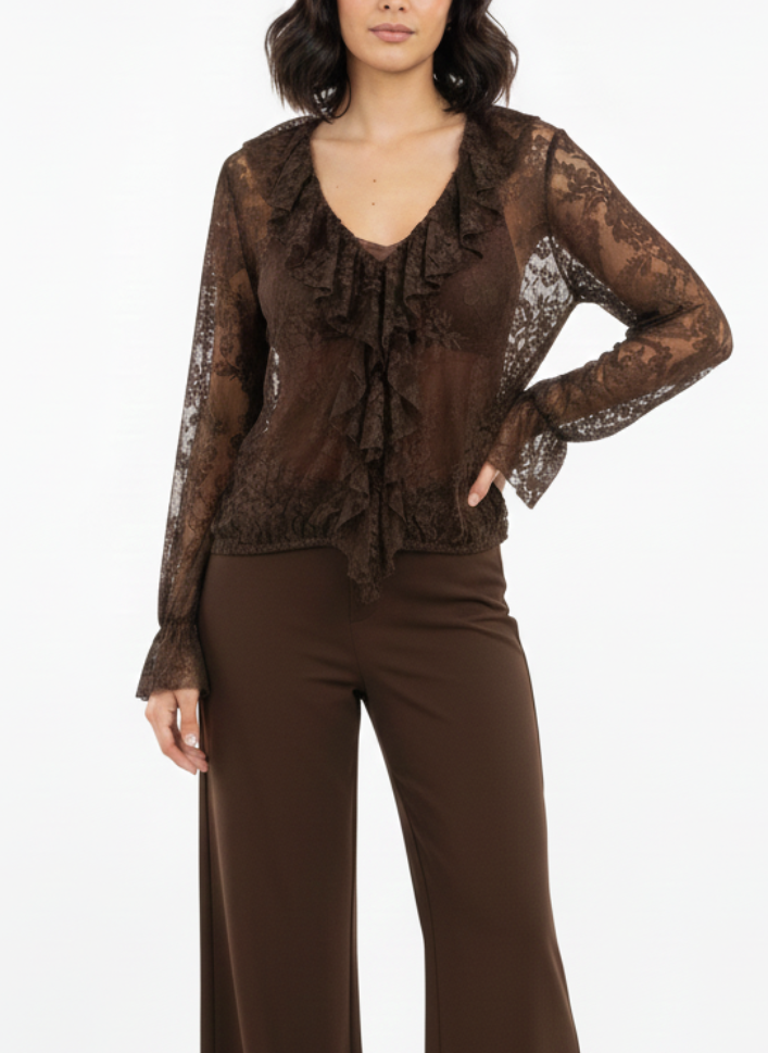 Camicia in pizzo