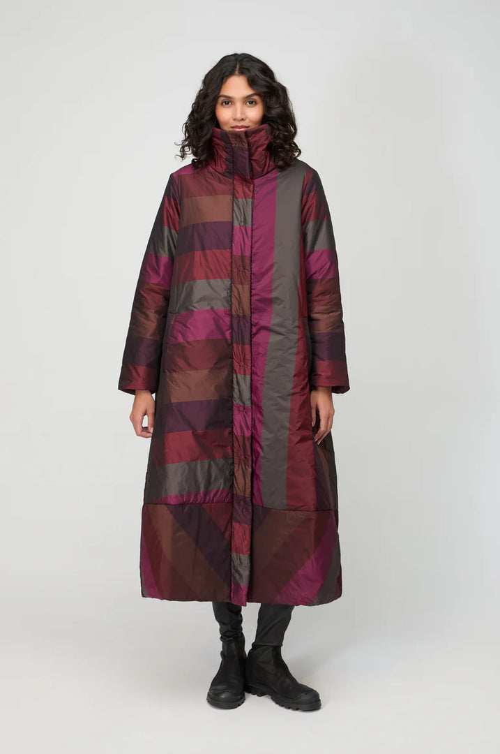 Cappotto imbottito multicolor