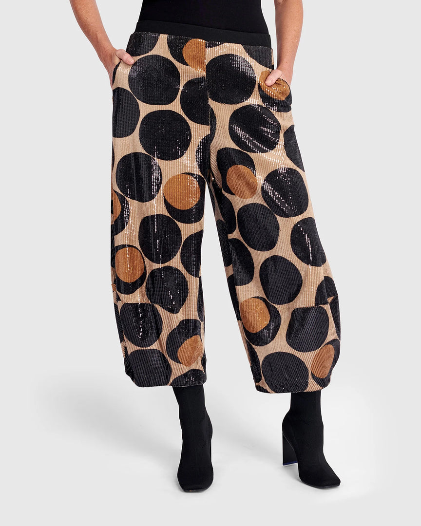 Pantaloni con paillettes