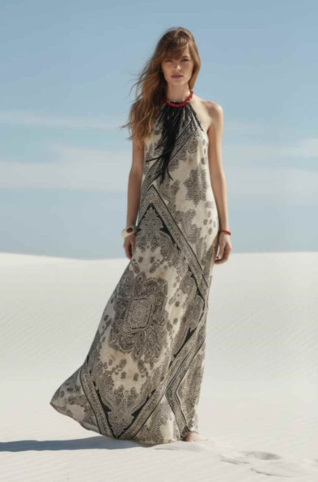 Abito foulards nero