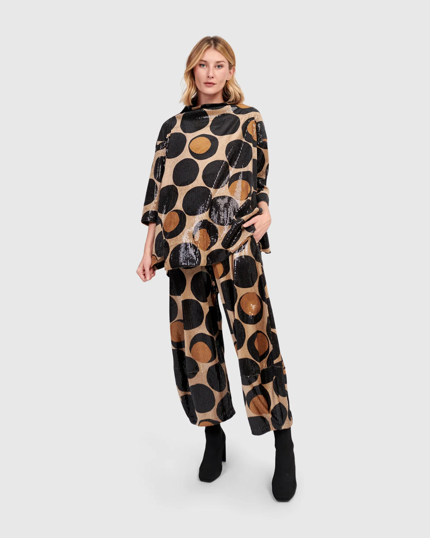 Pantaloni con paillettes