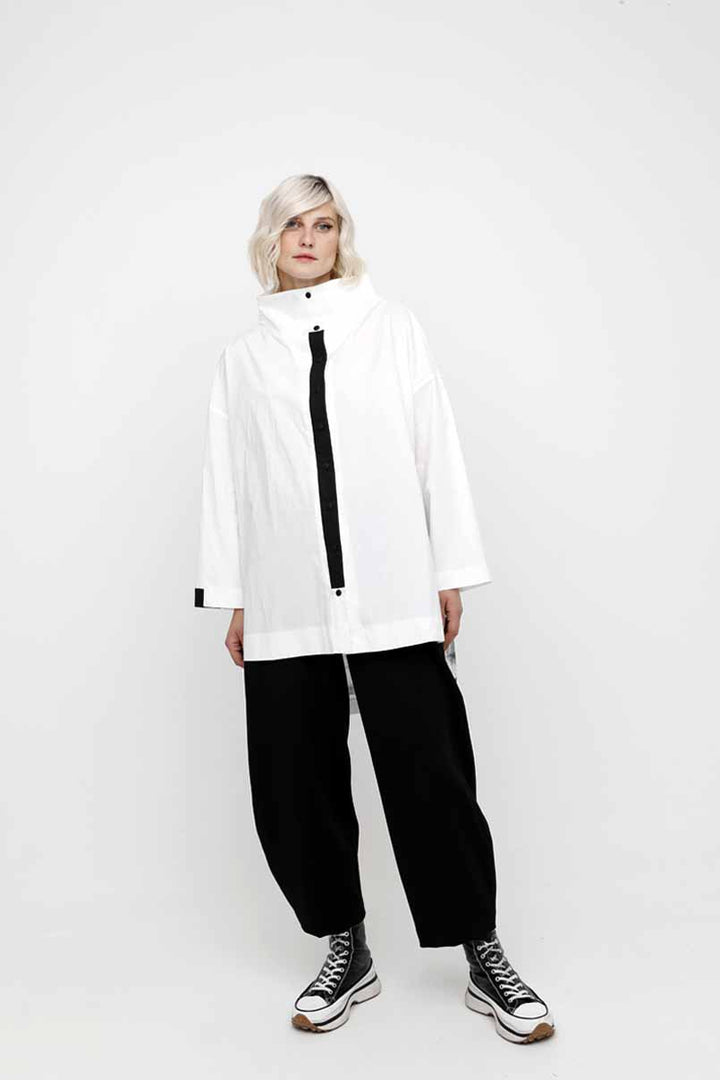 Camicia oversize in cotone