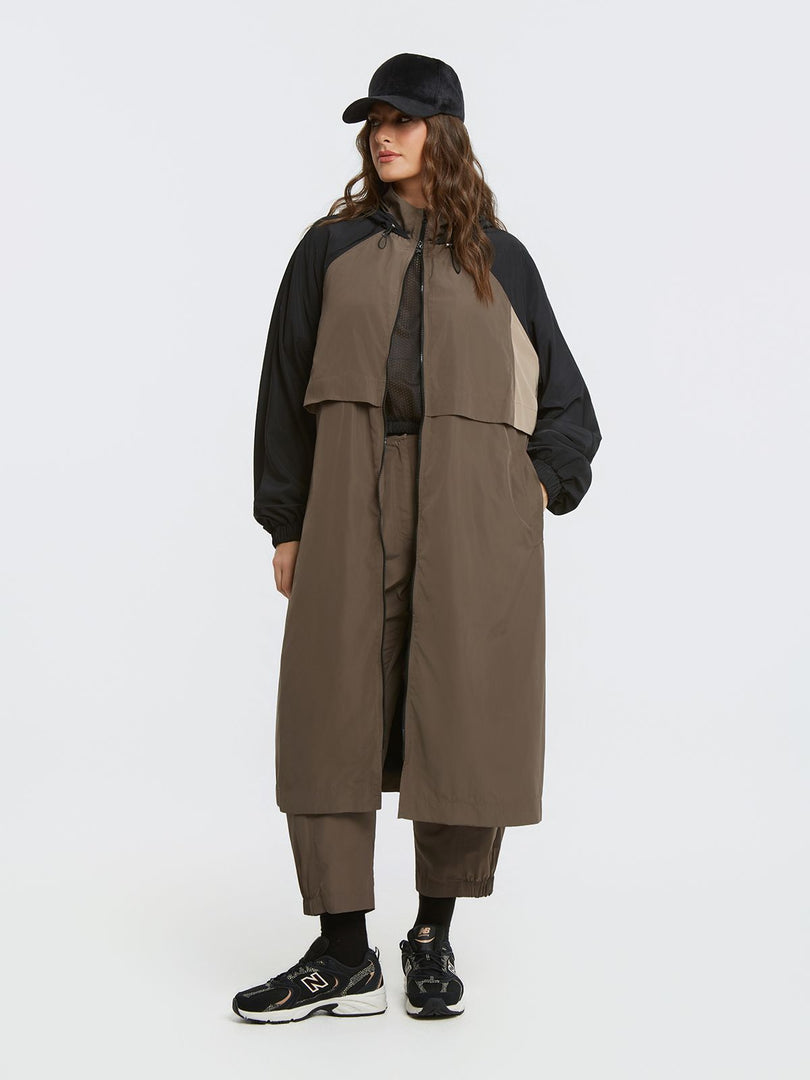 Impermeabile in taffetà