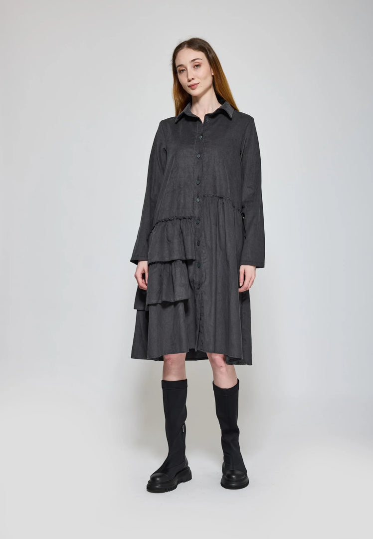 Abito in velluto a coste